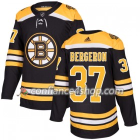 Adidas Maillot de Hockey Boston Bruins Patrice Bergeron 37 2017-2018 Noir Authentic - Homme
